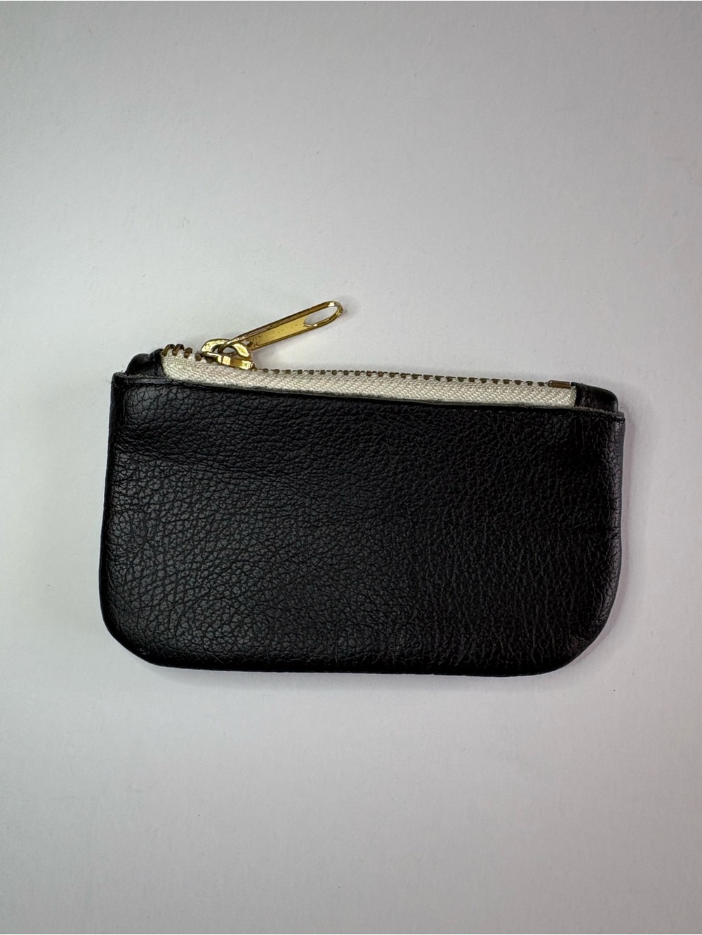 American Apparel Black Leather Coin Purse